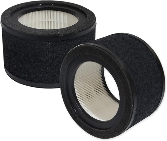 PUREBURG FLT4200 Replacement Filter Set Compatible with GermGuardian AC4200W AC4250B Air Purifier Filter L,2-Pack H13 HEPA + Activated Carbon Pre-Filter