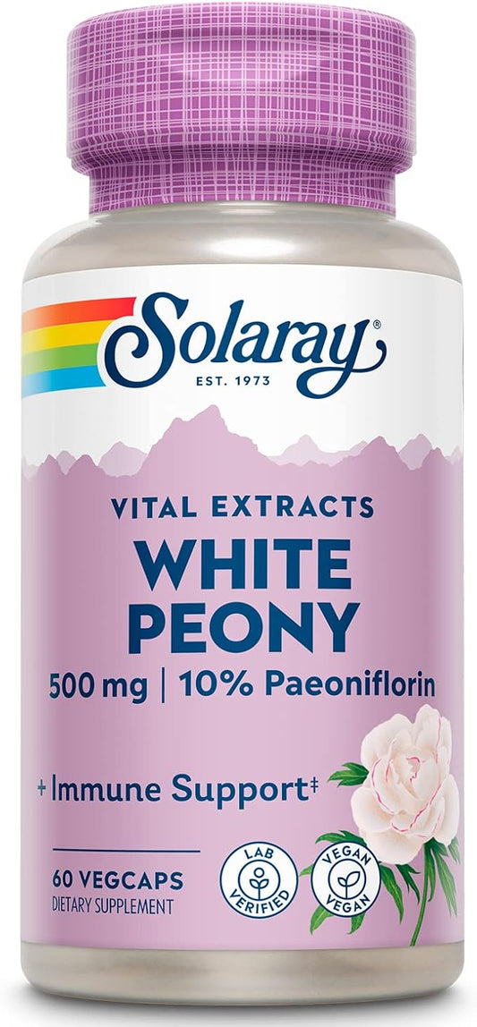 SOLARAY White Peony Root Extract | 60 VegCaps