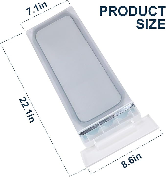 W10717210 Dryer Lint Filter Case Screen Replacement Compatible with whirl-pool, ken-more-Repalce 348846, 348851, 689465, 8557857, 8557882, 8558463, 8559787, 8565972, etc by Sikawai