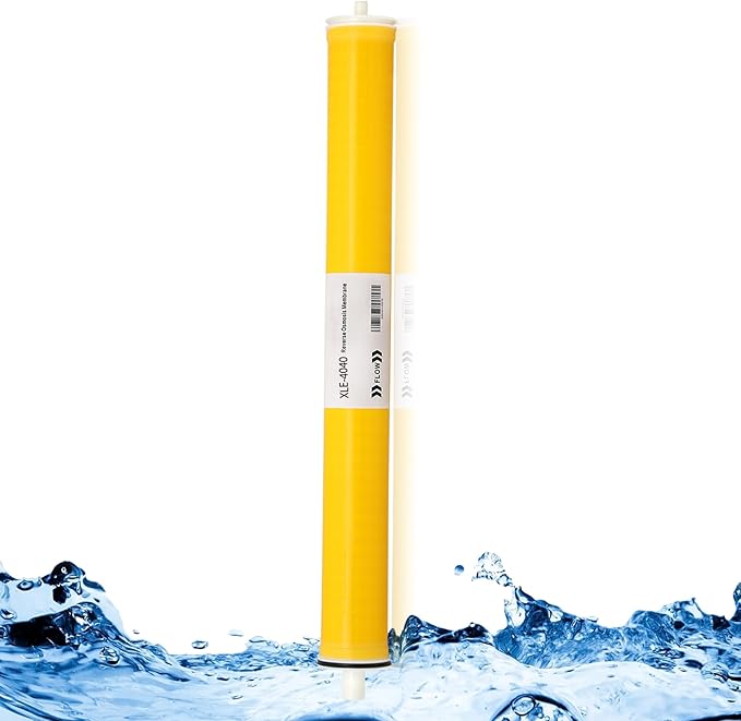 XLE-4040, XLE 4040 Reverse Osmosis Membrane for DOW Filmtec Membrane Replacement, 4 x 40 RO Membrane for Desalination, Commercial, Industrial, NSF Certified, Salt Rejection 99%, 2600GPD