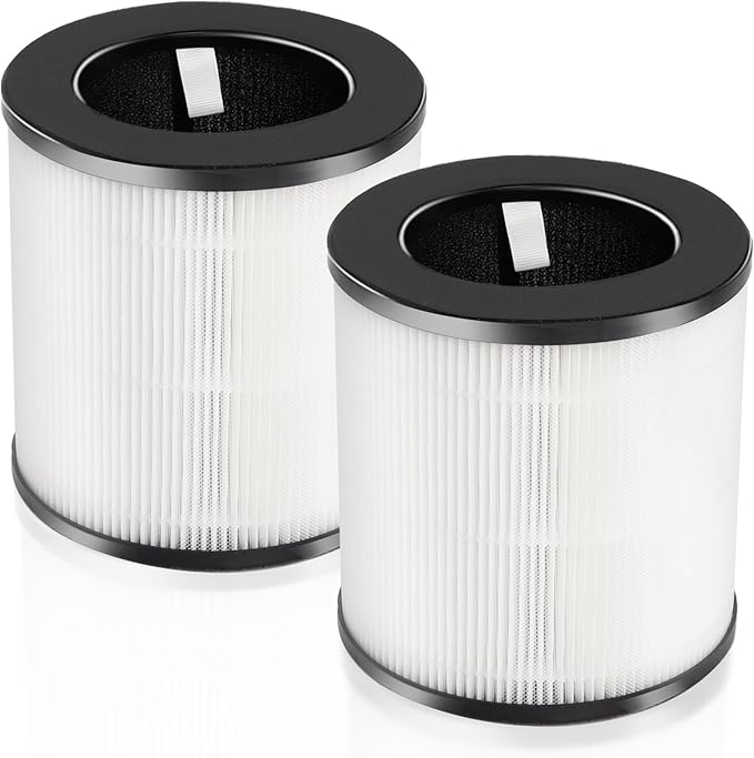D09 Replacement Filter Compatible with Tailulu Air Purifier Cleaner D09,3-in-1 Filtration System H14 Filter for Home Large Room Up to 1500 Sq Ft 2 Pack