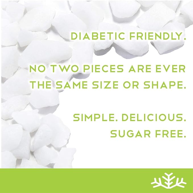 Spearmint KETO Xylitol Candy Chips (6-Pack) - SNØ 1.5oz Tin - Sugar-Free Candy With Only 2 Ingredients | Low Carbs, Diabetic-Friendly, Non-GMO, Vegan, GF & Kosher | Purest candy in the world!