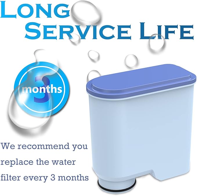 Coffee Machine Filter Compatible with Philips AquaClean, CMF009 CA6903, Clean Filter Philips for Coffee Machine Water Filter, 4 Pack