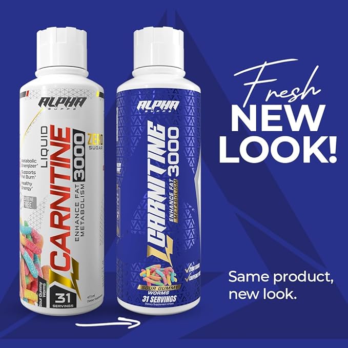 L Carnitine Liquid 3000 | Stimulant-Free L-Carnitine Supplement for Men & Women | Pre-Workout Energy Boost & Muscle Recovery | Zero Sugar, Fat, & Carbs | 31 Servings (Cherry Lime Slush)