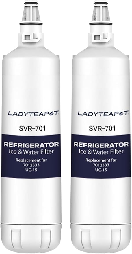 Replacement 7012333 Ice Maker Wa-ter Filter, Compatible With Sub-Zero 7012333 Water Filter, UC-15 Ice Maker Water Filter Replacement (2-Pack)