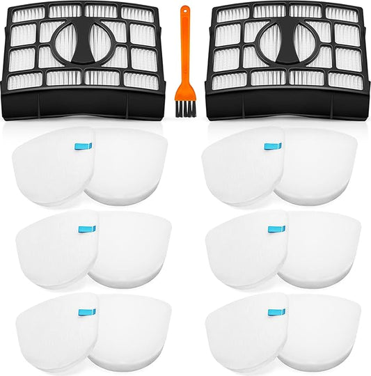 for Shark Replacement Filter ZU561 ZU560 Navigator Lift-Away Speed Self Cleaning Brushroll Lightweight Zero-M Upright Vacuum ZU572 ZU562 UV650 UV725 ZU560C ZD400 ZD402 with HEPA Part XFFK560 XHEP560