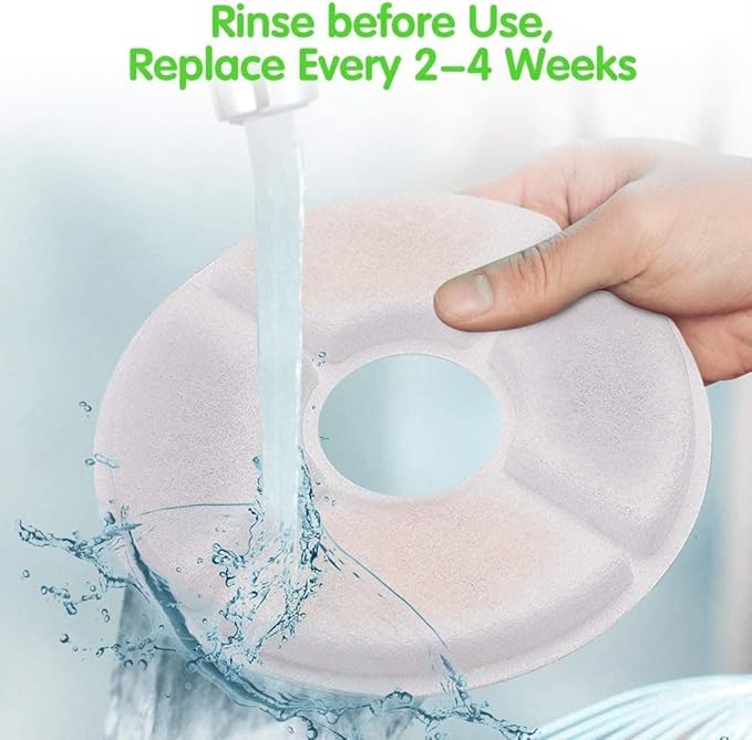 10-Pack Replacement Filters for Cat Fountain | Pet Water Fountain Filter | Activated Carbon Filter | Not for Catit