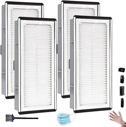 NKA A/D/H HPA060 True HEPA Odor Reduction Replacement Filters For Air Purifier Compatible with FAP-TT-ADH, HAP9243, HAP9415, HAP9423, HPA060(BWM) Filter. 4 Pack