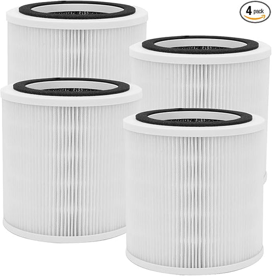 H7126 Filter Compatible with Govee H7126 Mini Air Purifier,Fit for Govee H7126 Replacement Filter,Replace Part #H7126,4pack