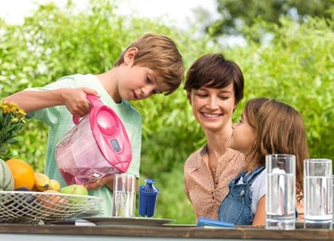 Elite Water Filter(Lasts 6 Months) Replacements for Brita Pitcher Water Filter and Dispensers and More,Efficient Long-Life,Reduce Chlorine (Taste and Odor) and Lead,BPA FREE - 2 Pack(Blue)
