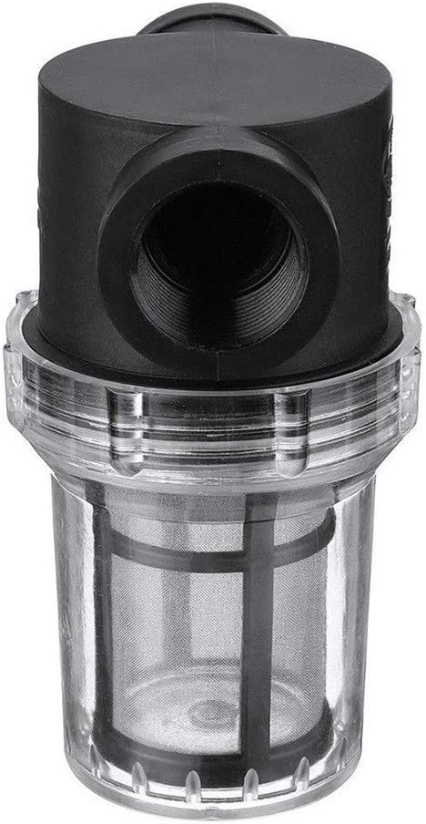1Pcs Garden Pond 1 inch Inline Mesh Strainer Water Pump Filter Irrigation High Flow Pipeline Filter Garden Interface Strainer(Size:80 mesh)