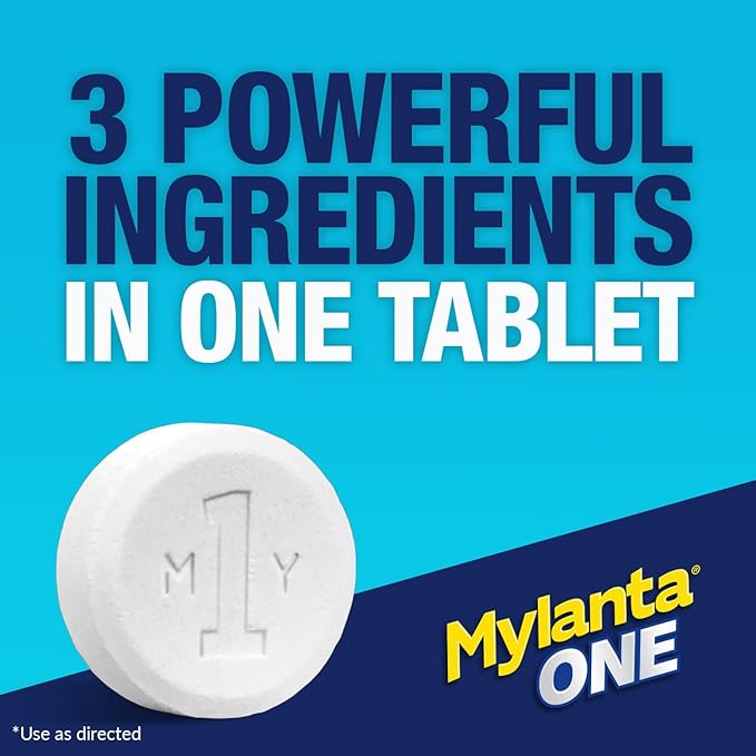Mylanta One, Lemon Mint Flavor, 50 Count, EcoCare PCR