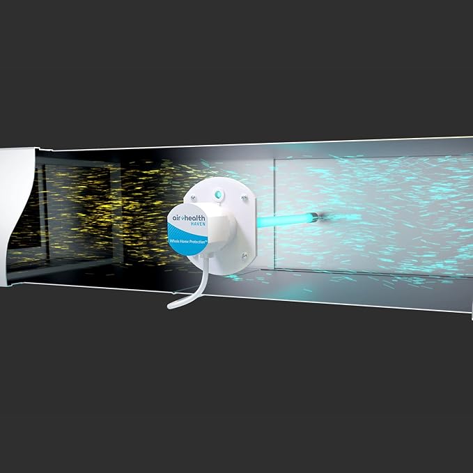 Air Health Haven HVAC Air Purifier | Powerful 16" UV-C Light | Reduces Germs and Cleans AC Coil | Easy DIY Installation