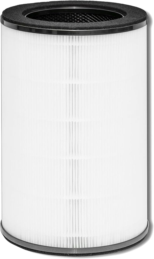 AP-T45 Filter Replacement,True HEPA Filter Compatible with Homedics Total Clean 5-in-1 Air Cleaner Purifier AP-T40,AP-T40FL,AP-T40WT,AP-T40WTAR,AP-T45,AP-T45-BK, AP-T45-WT,Part #1461901,1Pack