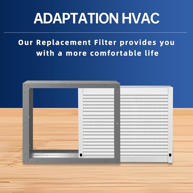 510 Replacement Filter AC Air 31x28x4 for Whole House AirPurifiers Model #510 1510 2516 Upgraded Rail Kit replacement Frame HVAC Furnace Air conditioner Healthy Air 11 2 Packs