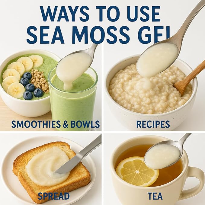 Healistix Raw Sea Moss Gel [16 Oz] - Exquisitely Crafted from Irish Seamoss Wildcrafted in The Pristine Waters of St Lucia, A Natural Delight