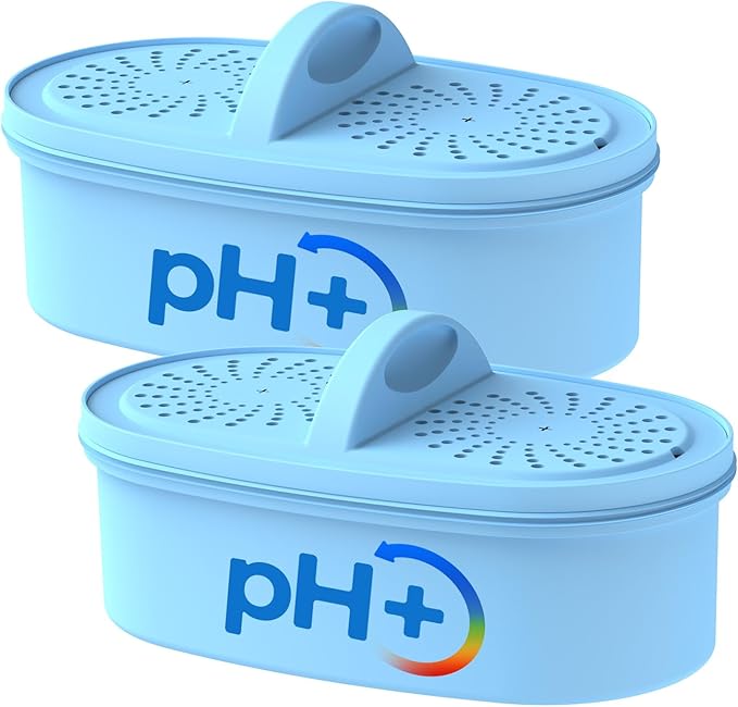 Alkaline Water Filter Replacement for All Waterdrop Pitcher and Dispenser Filtration System, Fits Waterdrop WD-PF-AL, Reduces PFOA/PFOS, Chlorine, Last Up to 100 Gallons, 2 Packs, AQUA CREST