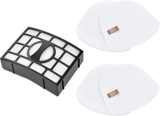 1+2 Pack Filter Replacement for Shark UV730 ZU561 UV725 CU530 UV650 ZU560 ZU562 ZU572 ZD201 ZD400 Navigator Rotator Lift-Away Upright Vacuum, Part XFFK560 & XHEPA560, XFFKZD400 & XHFZD400