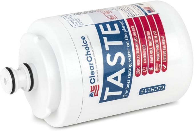 Clear Choice Taste Filter Replacement for Maytag UKF7003 FILTER7 Filter Compatible with EFF-6014A HDX-FMM-1 FMM-1 MYRF-100 Refrigerator Water Filter, NSF/ANSI 42, Box of 1, Made in the USA