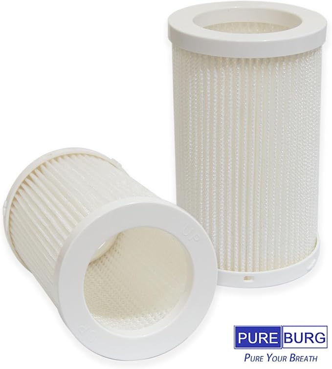 PUREBURG AS04FT-2 Replacement Filters Compatible with DH Lifelabs Aaira + HEPA Air Purifier,2-Pack Evaporation Filter