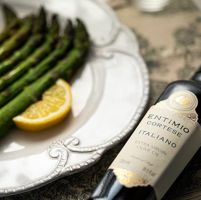 Entimio Collection +600 to +900 mg/kg Organic Extra Virgin Olive Oil Set, New 2024-2025 Early Harvest Italian Olive Oil from Italy, 2025 Gold Winner, Cold Extracted, Lab Tested - 25.5 (3 x 8.5) fl oz