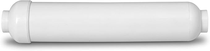 10-inch Universal Alkaline in-line Water Replacement Filter - PH Enhancer, and Re-Mineralizer – Post Filter for Under-Sink or Reverse Osmosis System - Restore Essential Minerals