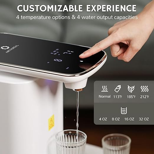 Airthereal Bundle | Pristine Pro6H Countertop Water Filter with Extra 1 RO Filter + 1 PCB Filter