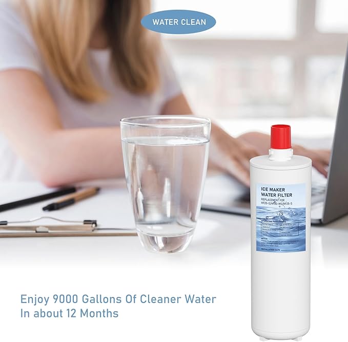 HF20-S HF20-MS HF25-S Water Filter Replacement Compatible with 3M High Flow Series Cartridge HF20-S, 5615103/HF20-MS, 5615109/HF25-S,5615203, Water Filtration System 3-Packs