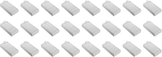 Nispira HEPA Filter Replacement Compatible with Ilife Model V3s, V3s Pro, V5, and V5s Pro Robotic Vacuum Cleaner, 24 Packs
