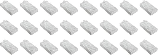 Nispira HEPA Filter Replacement Compatible with Ilife Model V3s, V3s Pro, V5, and V5s Pro Robotic Vacuum Cleaner, 24 Packs