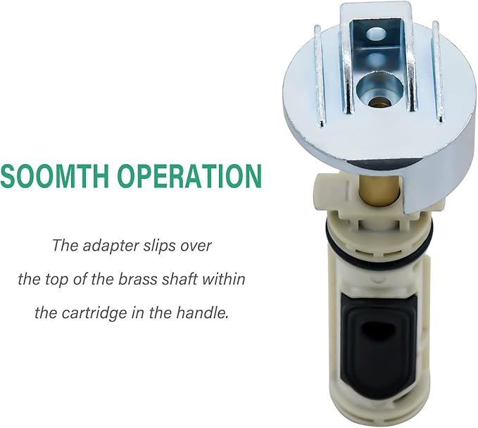 1222 Replacement Cartridge with 116653 Handle Adapter Kit for Moen, Compatible with One Hanlde Posi Temp Faucet