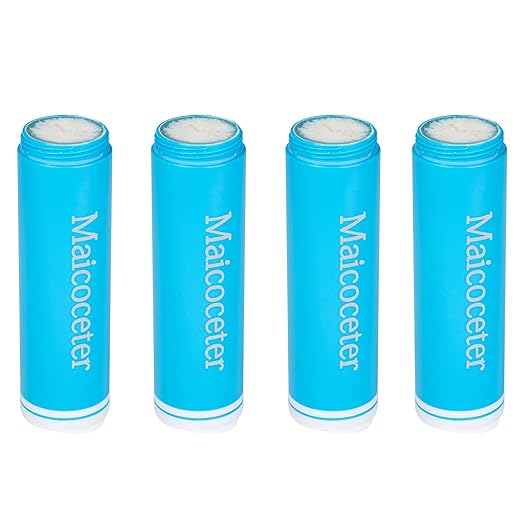 Membrance Replacement (4 Pack) for Water Filter Straw, Portable Replacement Filter for Camping, Hiking & Emergency Preparedness