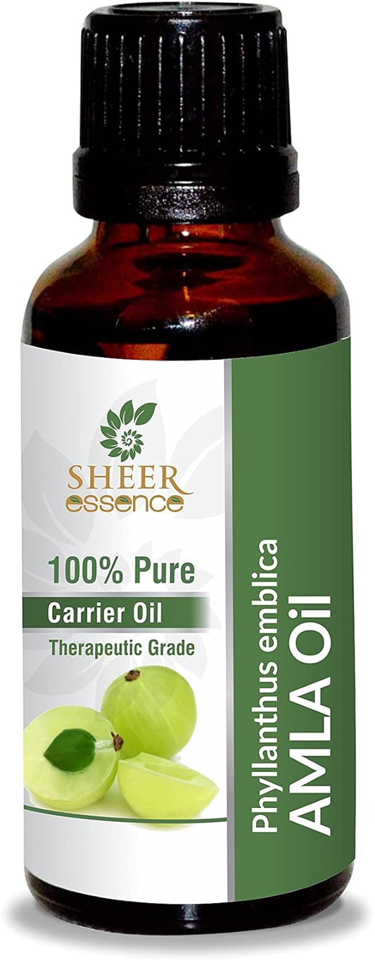 AMLA (Indian Gooseberry) Oil 100% Pure Undiluted Natural Uncut Therapeutic Grade Cold Pressed Carrier Oils for Skin, Hair and Aromatherapy 5000ML