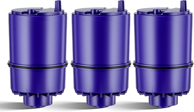 Faucet Water Filter Replacement for All PUR®, PUR®Plus Faucet Filtration Systems Compatible with NSF Certified Water Filter for Pur® RF-9999® and RF-3375, 3 Pack