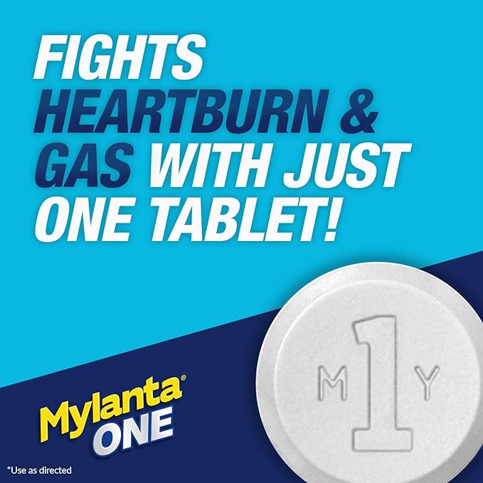 Mylanta One, Lemon Mint Flavor, 50 Count, EcoCare PCR