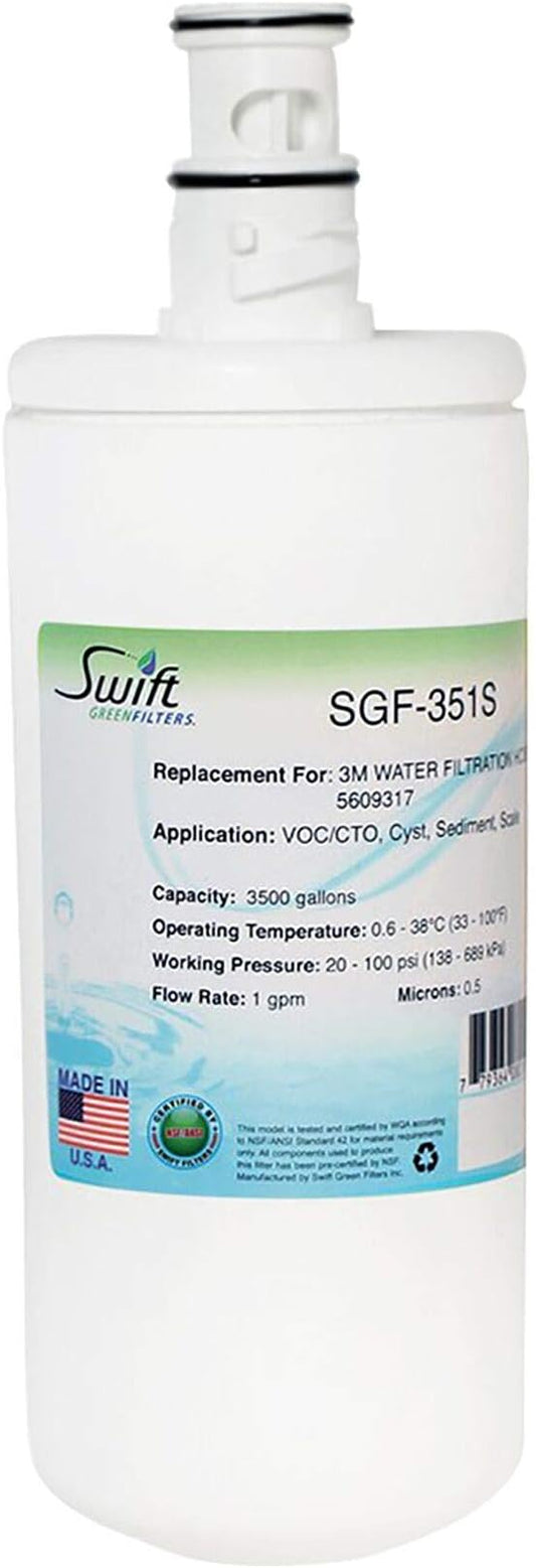 Swift Green Filters SGF-351 Compatible Commercial Water Filter for CC351, 5609313, Made in USA, (1 Pack), White