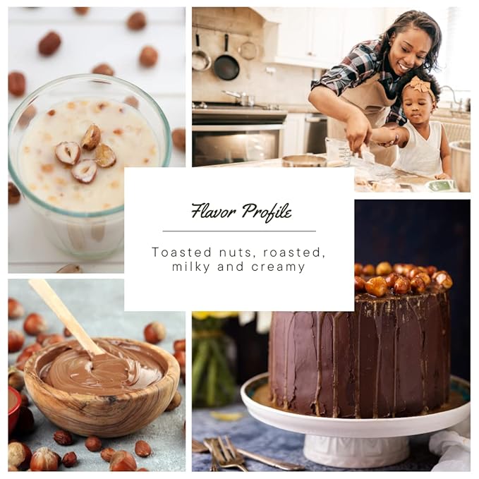 Native Vanilla - Pure Hazelnut Flavor - 4 Fl Oz - Pure Flavors and Extracts - Perfect for Cooking, Baking, and Dessert Crafting