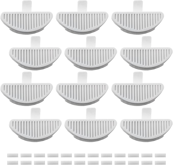 PET STANDARD Replacement Water Filter & Pre-Filter Sponges Compatible With uahpet® 67oz/2L Automatic Pet Fountain, Pack of 12