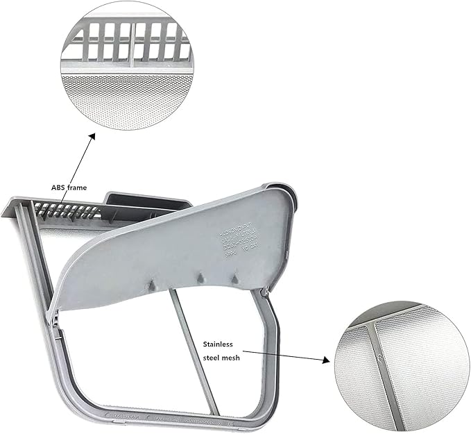 [DC97-16742A Lint Filter OEM Mania] DC97-16742A NEW OEM Produced for SAMSUNG Dryer Lint Trap Filter with Cover Replacement Part