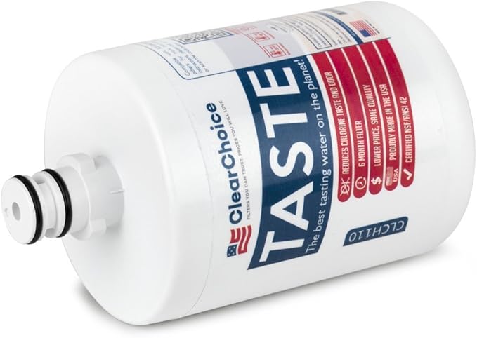 Clear Choice CLCH110 compatible for LT500P Refrigerator Water Filter LG 5231JA2002A Filter NSF 42 Certified