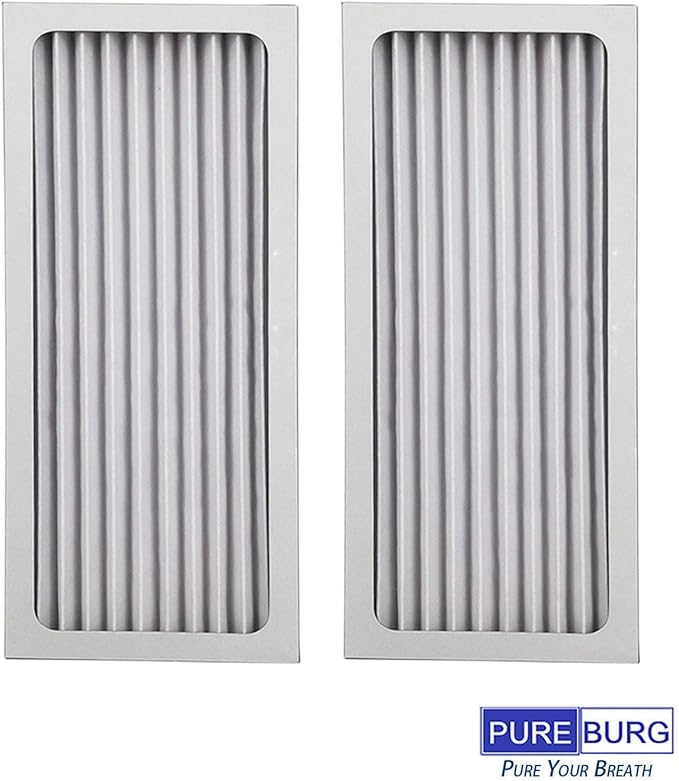 PUREBURG 990051000 Replacement True HEPA Filter Compatible with Hamilton Beach TrueAir 04383 04384 04385 04386 Compact Pet Air Purifiers,H13 2-Pack