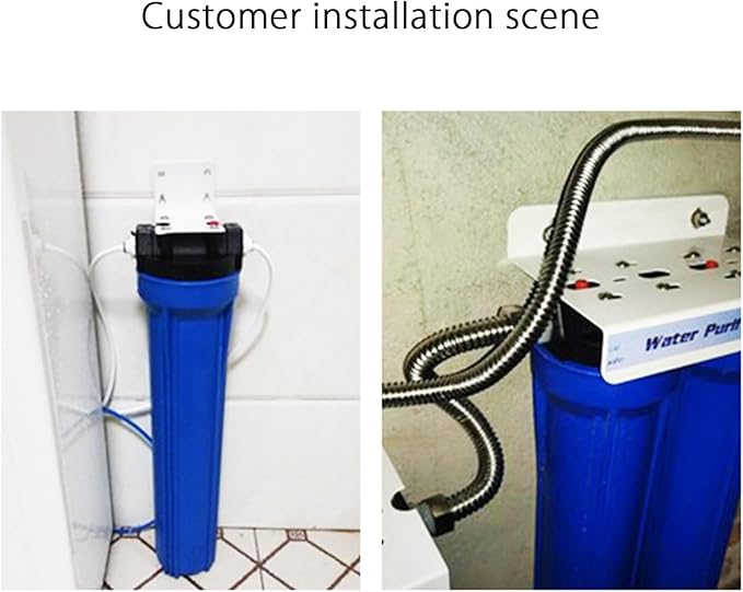 20" x 2.5" Cation Resin Water Softener Cartridge, 4pcs Replacement water filter, for Standard 20inch Whole House Water Filter Systems