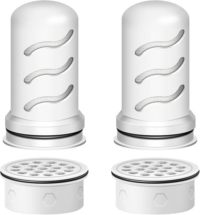 Water Filter Replacement for LS Home Dispenser 18 C/Glass Pitcher 7 C/Plastic Pitcher 10 C/Plastic Pitcher 7 C.2 Activated Carbon + Ion Exchange Filter and 2 Membrane Micro Filter (2+2)