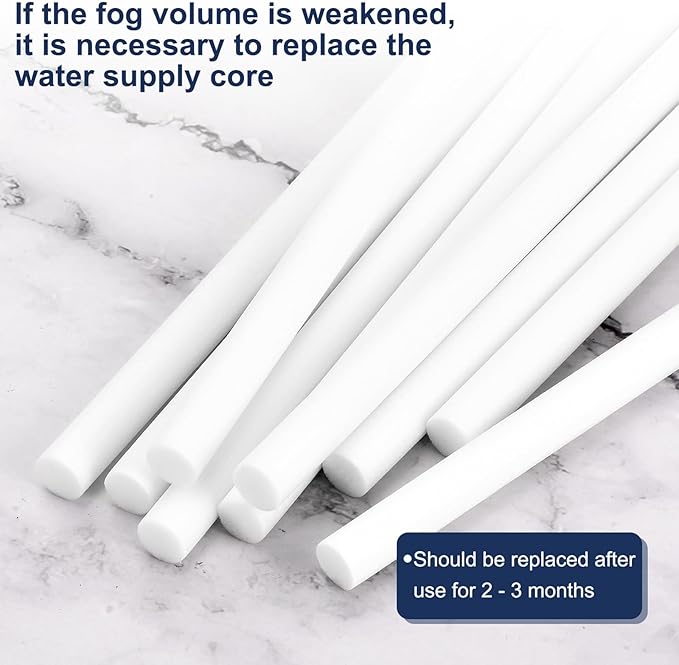 uxcell 12pcs Humidifier Cotton Stick, 9 x 200mm Refill Sticks Filter Replacement Wicks, Humidifier Filter Cotton Refill Travel Mini Humidifier Filters Sticks