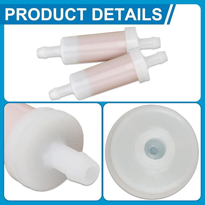 2 Pack for SeaDoo 2 Stroke In Line Oil Filter 275-000-051 275-000-262 for Sea Doo PWC GTS XP SPX Jet Boat GT SP SPI SPX HX GS GSI GTS 3D RX LRV Compatible with Sportster