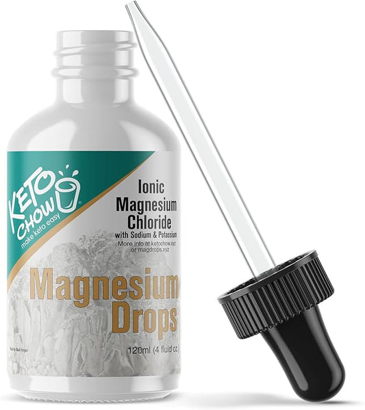 SALTT Relax Magnesium Drops - Ionic Magnesium Chloride w/Sodium, Potassium, Electrolytes - Trace Minerals Drops - Gluten Free, Sugar Free, Keto Friendly - from Utah's Great Salt Lake - 4 fl oz