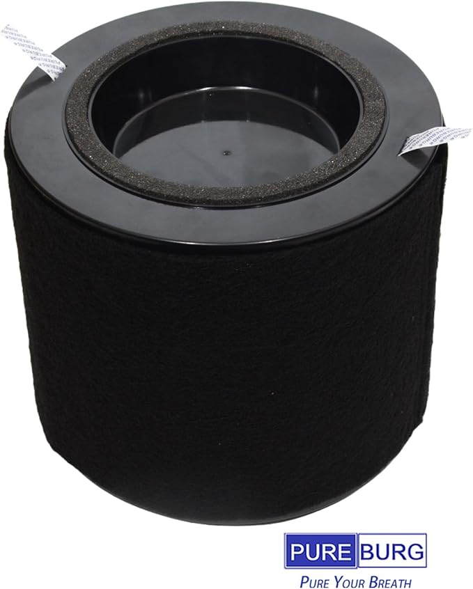 PUREBURG Replacement Filter Set Compatible with VEVA ProHEPA Mini UV Circular Air Purifier & BLUE BLOWER PROFESSIONAL Air Purifier AP300, 2-Pack H13 HEPA