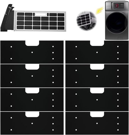 WH01X35719 Lint Foam Filter Compatible with GE Profile PFQ97HSPVDS Washer Dryer Combo,Reusable Washer Dryer Filter Replacement,Hand Washable,8 Pack.