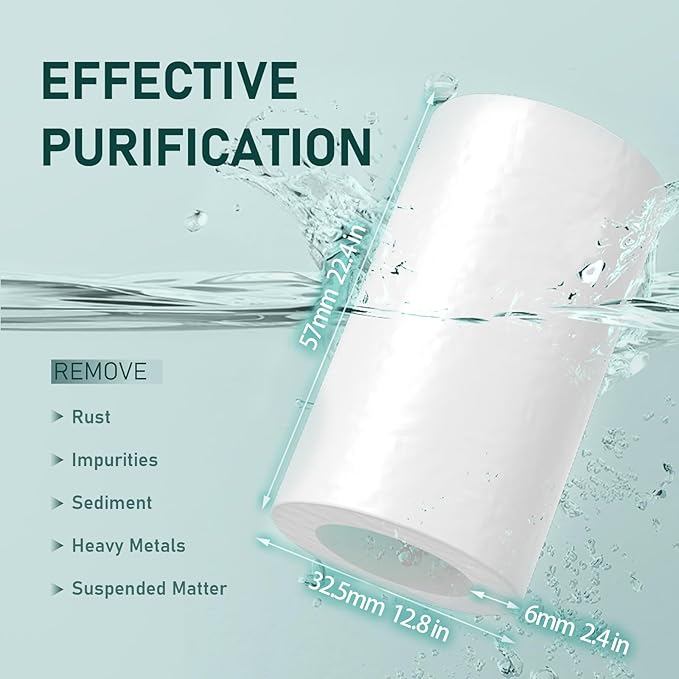 3 pp Cotton Filter Elements Replacement for ATQ 720° rotatable Water Filter (Asin: B0F8QQCQT2) filter cartridges Removes Chlorine Fluoride Heavy Metal (Aerator720 Filter Cartridge pro- 3 pp)