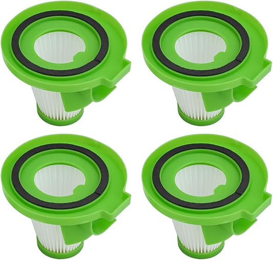 Replacement Filters for Ionvac ZipVac for 3-in-1 Corded Upright Handheld Floor and Carpet Vacuum, 4 PCS HEPA Filter, Vacuum filter replacement